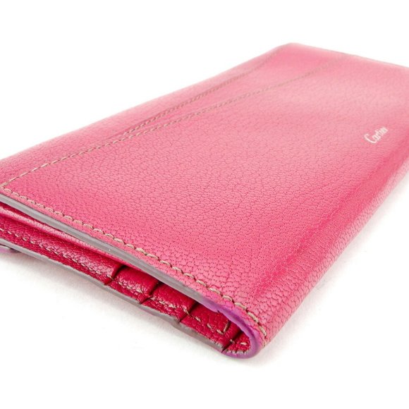 Cartier Long Wallet Collection Remast Pink Leather Authentic USED T9346 - Picture 3 of 8